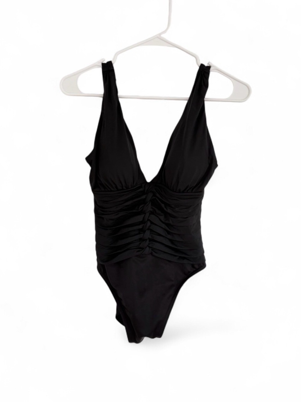 Miraclesuit One Piece Swimsuit Black Women's 10 ? Ruched Slimming Modest Beach